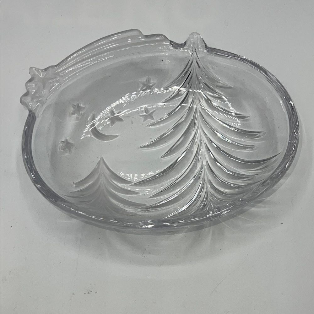 STUDIO NOVA Glass Starry Night Oval Tidbit Bowl